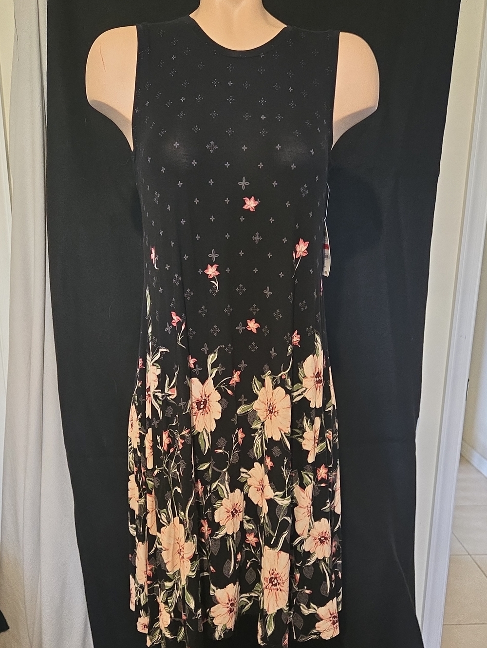 Style & Co Lightweight flowy tank dress, NEW